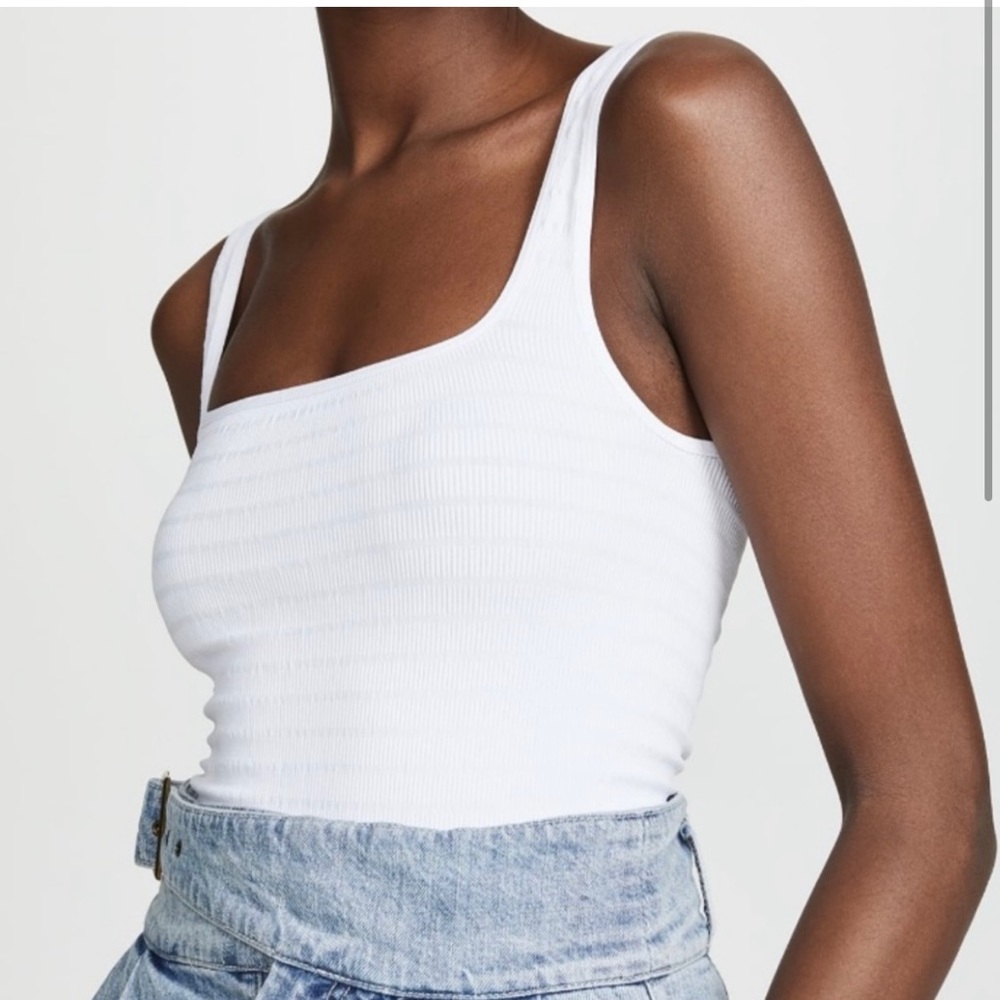 Free People Square One Seamless Cami - WHITE - XS/S